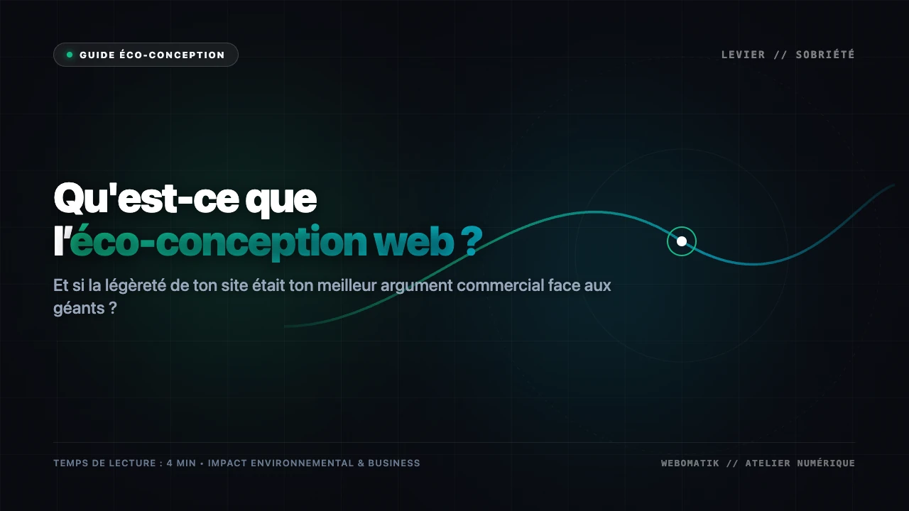 Qu'est-ce que l'éco-conception web et pourquoi ton entreprise devrait s'y mettre ?